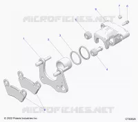 BRAKES, REAR CALIPER
