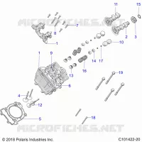 ENGINE, CYLINDER HEAD, CAMS AND VALVES