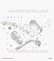 DRIVE TRAIN, CLUTCH COVER AND DUCTING