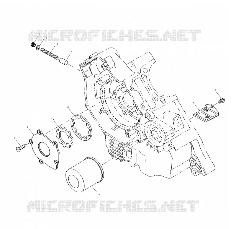 OIL PUMP AND OIL FILTER