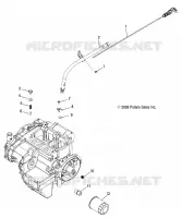 OIL FILTER AND DIPSTICK