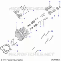 ENGINE, CYLINDER HEAD, CAMS AND VALVES