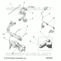 FUEL SYSTEM, RAIL, LINES AND THROTTLE BODY