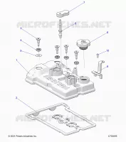 ENGINE, VALVE COVER