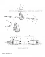 DRIVE LINE, GEARCASE AND HALF SHAFT