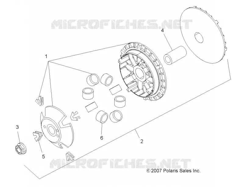 DRIVE TRAIN, PRIMARY CLUTCH