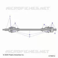 DRIVE TRAIN, FRONT HALF SHAFT
