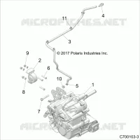 DRIVE TRAIN, MAIN GEARCASE MOUNTING