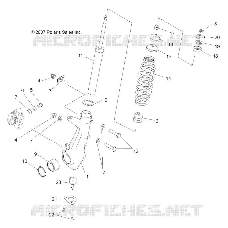 FRONT SUSPENSION STRUT