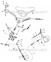 STEERING SL 700 B974071, INTL. SL 700 I974071, SL 700 DELUXE B974072 AND IN (4940874087B002)