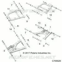 REAR SUSPENSION CONTROL ARMS