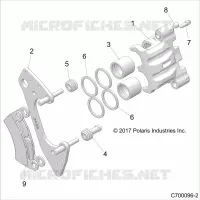 FRONT BRAKE CALIPER