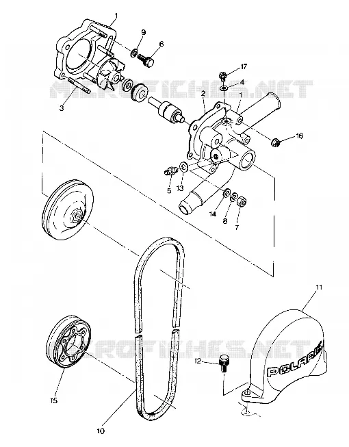 WATER PUMP 650 (4915411541048A)