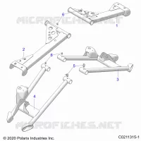 REAR SUSPENSION CONTROL ARMS