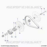 DRIVE TRAIN, SECONDARY CLUTCH