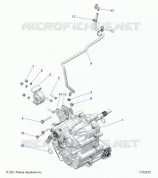 DRIVE TRAIN, MAIN GEARCASE MOUNTING