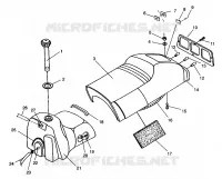 SEAT   GAS TANK 600 XCR 0961676 AND EUROPEAN 600 XCR E961676 (4932123212A006)