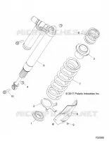 SUSPENSION, REAR SHOCK MOUNTING