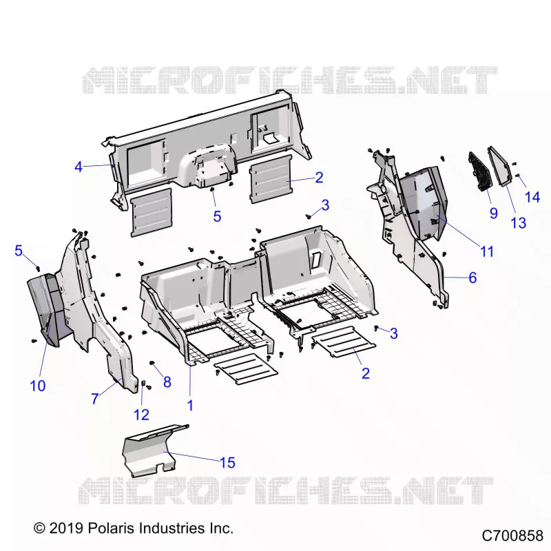 REAR BODYWORK CLOSEOFF AND FENDERS