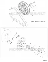 DRIVE TRAIN, CLUTCH, SECONDARY
