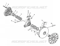 DRIVE CLUTCH SPORT 0980443 AND SPORT TOURING 0980243 (4942054205C001)