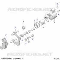 BRAKES, REAR CALIPER