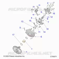 DRIVE TRAIN, PRIMARY CLUTCH