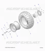 WHEELS, REAR, STEEL