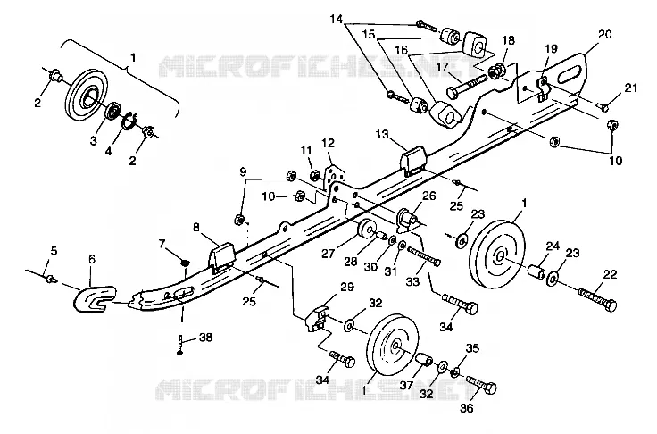 RAIL MOUNTING (SUSPENSION)