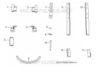 BODY, OPTIONS, 2 PASS HARD DOOR REPLACEMENT HARDWARE