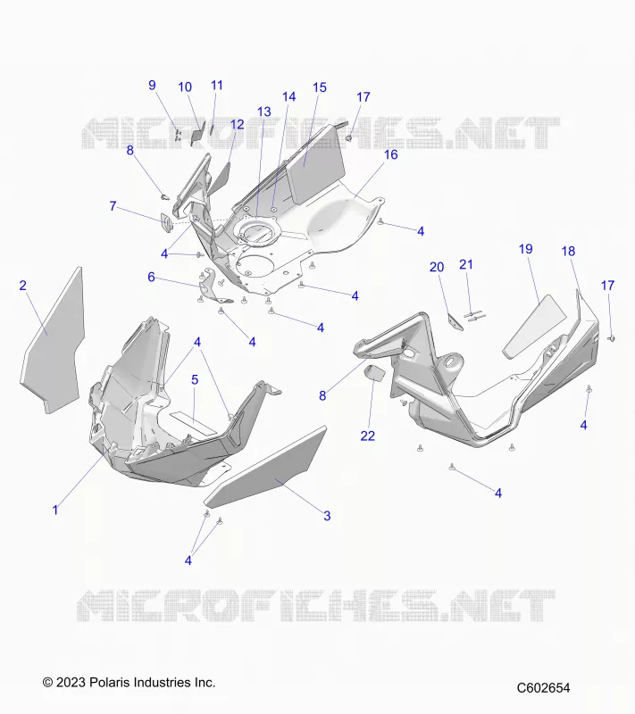 NOSEPAN ASM./FENDERS