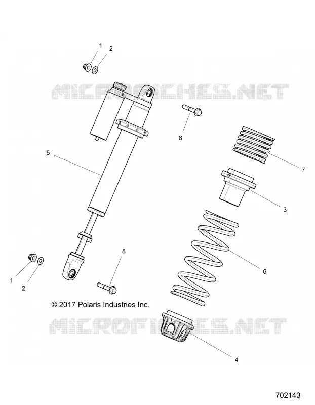 FRONT SUSPENSION SHOCK MOUNTING