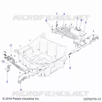 REAR BODYWORK RACK, MOUNTING