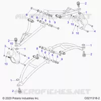 FRONT SUSPENSION A-ARM MOUNTING