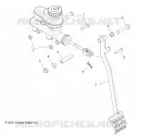 BRAKES, PEDAL AND MASTER CYLINDER MOUNTING