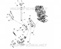 REAR MASTER CYLINDER   FOOT PEDAL