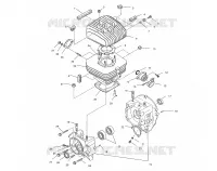 CRANKCASE AND CYLINDER (BLAZER)