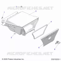 BODY, STORAGE BOX, REAR