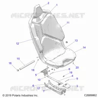 SEAT ASM.- Z24GAC92AN/BN (C2689862)