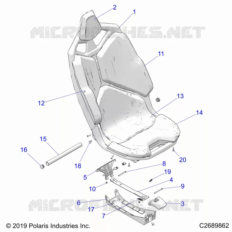 SEAT ASM.- Z24GAC92AN/BN (C2689862)