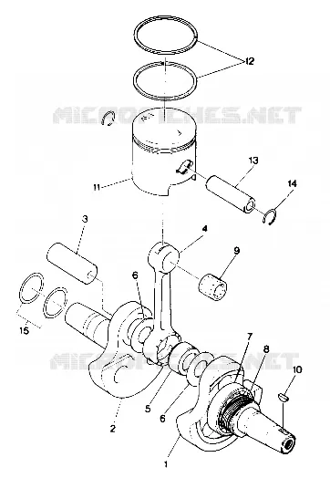 CRANKSHAFT AND PISTON ASSEMBLY (4913521352039A)