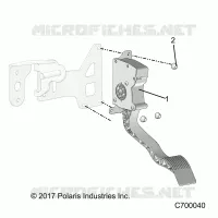 ENGINE, THROTTLE PEDAL