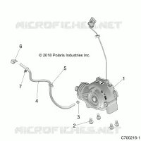DRIVE TRAIN, FRONT GEARCASE MOUNTING