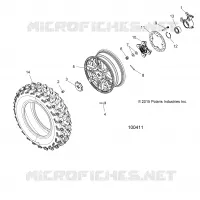 WHEELS, FRONT AND HUB