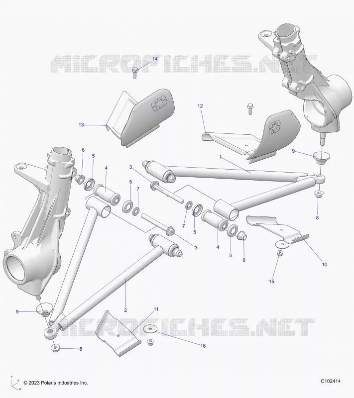 SUSPENSION, A-ARM AND STRUT MOUNTING