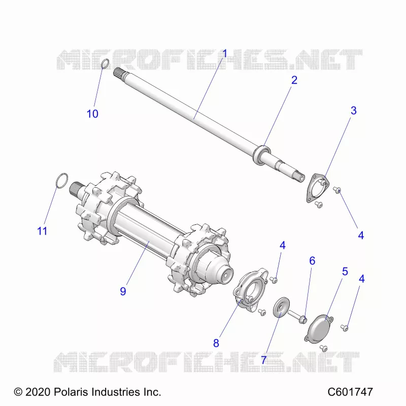 DRIVE TRAIN, JACKSHAFT AND DRIVE SHAFT