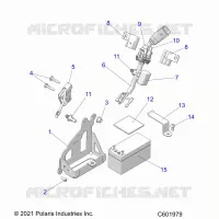 ELECTRICAL, BATTERY, MANUAL START POWER UP COMPONENTS