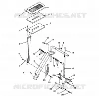 SHIFT LINKAGE ASSEMBLY WIDETRAK LX 0962064 AND EUROPEAN WIDETRAK LX E962064 (4931643164C007)