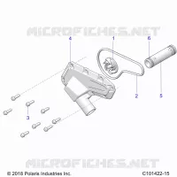 ENGINE, WATERPUMP IMPELLER AND COVER