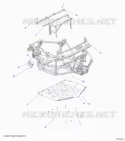 CHASSIS, MAIN FRAME AND SKID PLATES